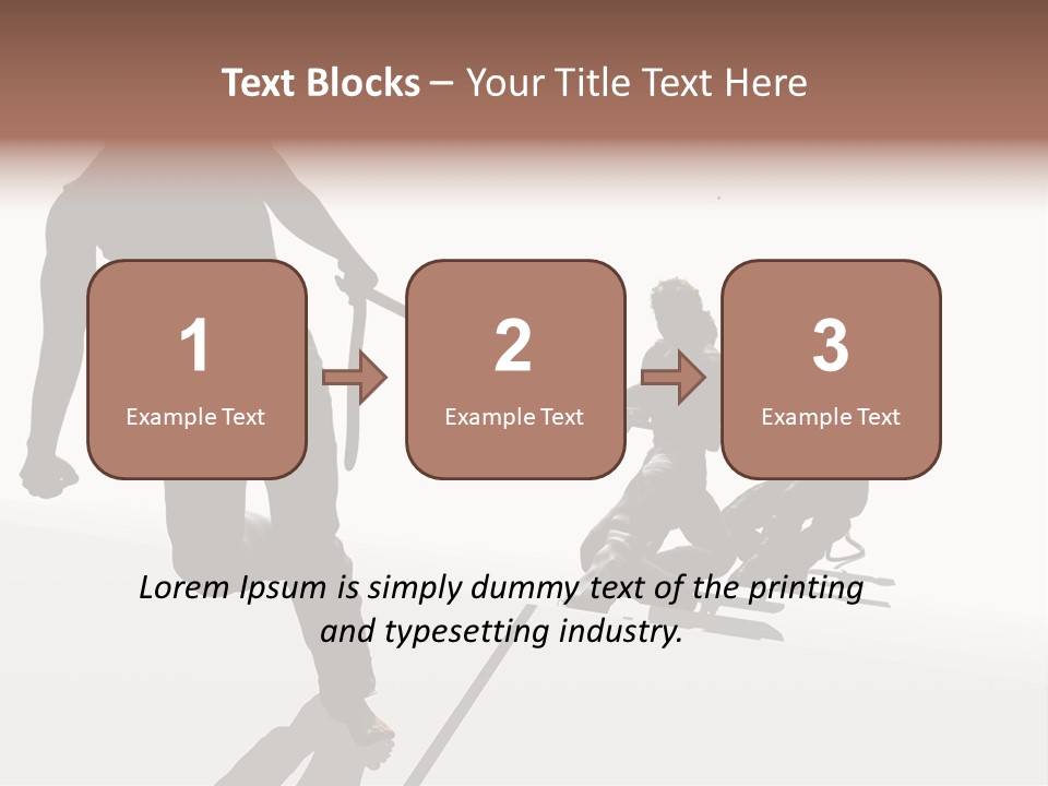 A Group Of People Riding Skis On Top Of A Snow Covered Ground PowerPoint Template