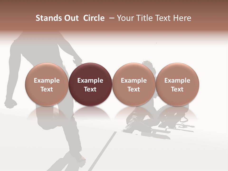 A Group Of People Riding Skis On Top Of A Snow Covered Ground PowerPoint Template