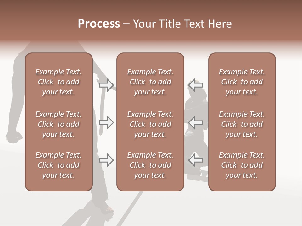A Group Of People Riding Skis On Top Of A Snow Covered Ground PowerPoint Template
