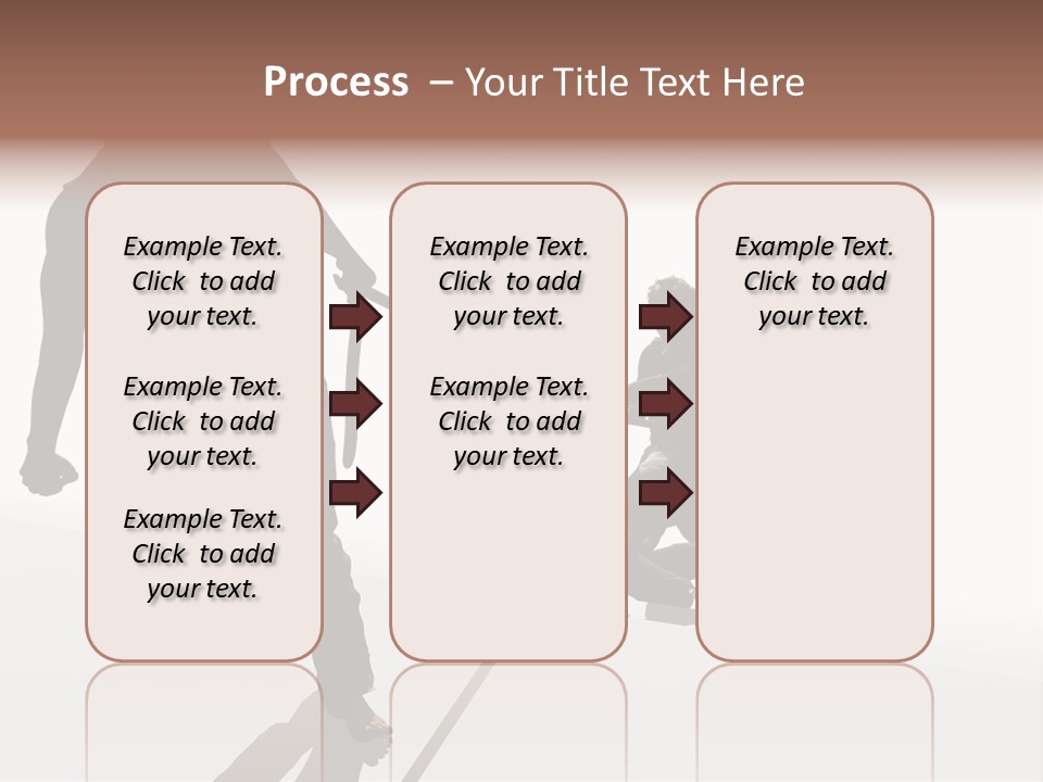 A Group Of People Riding Skis On Top Of A Snow Covered Ground PowerPoint Template