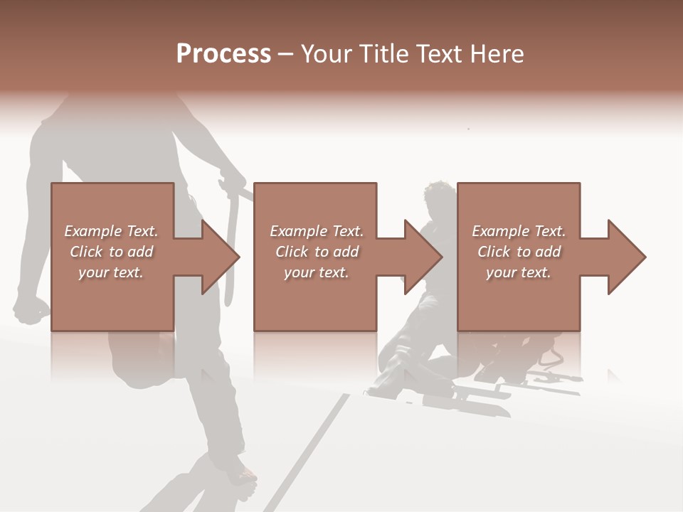 A Group Of People Riding Skis On Top Of A Snow Covered Ground PowerPoint Template