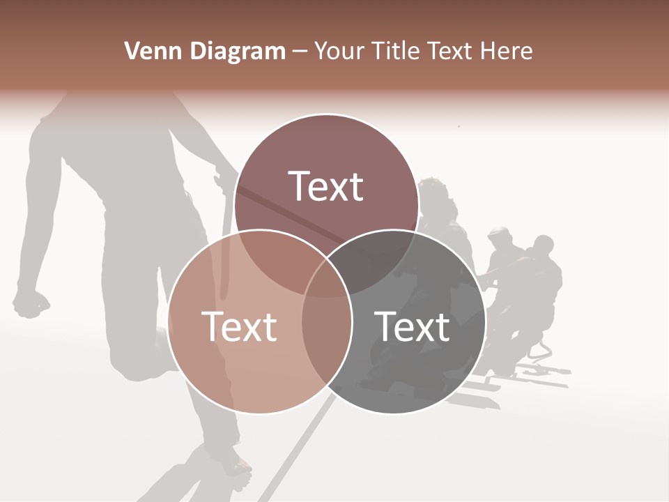 A Group Of People Riding Skis On Top Of A Snow Covered Ground PowerPoint Template