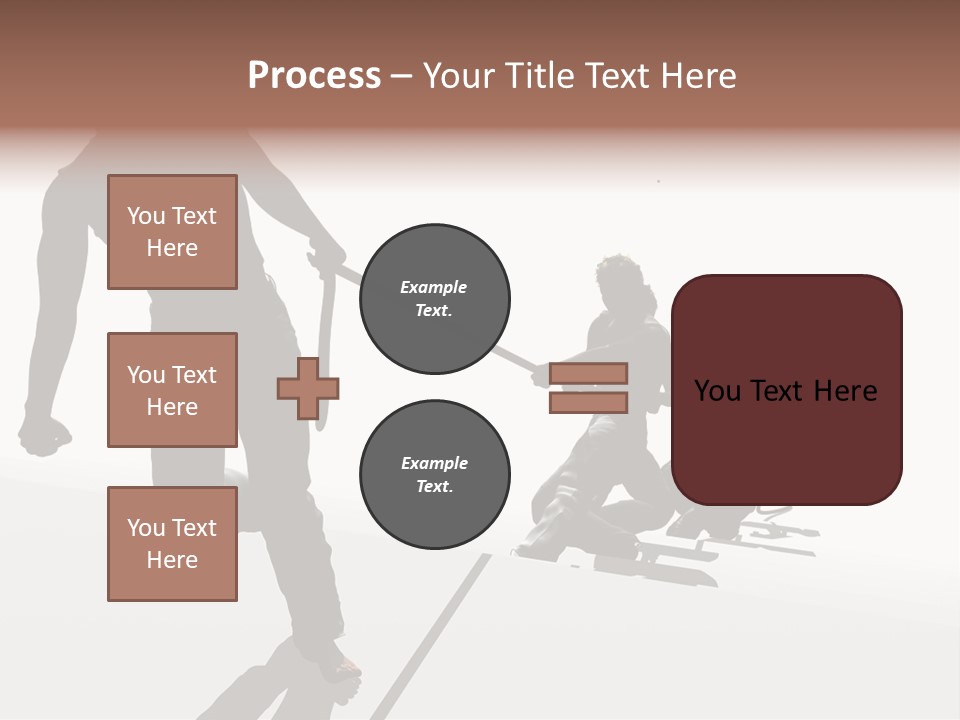 A Group Of People Riding Skis On Top Of A Snow Covered Ground PowerPoint Template