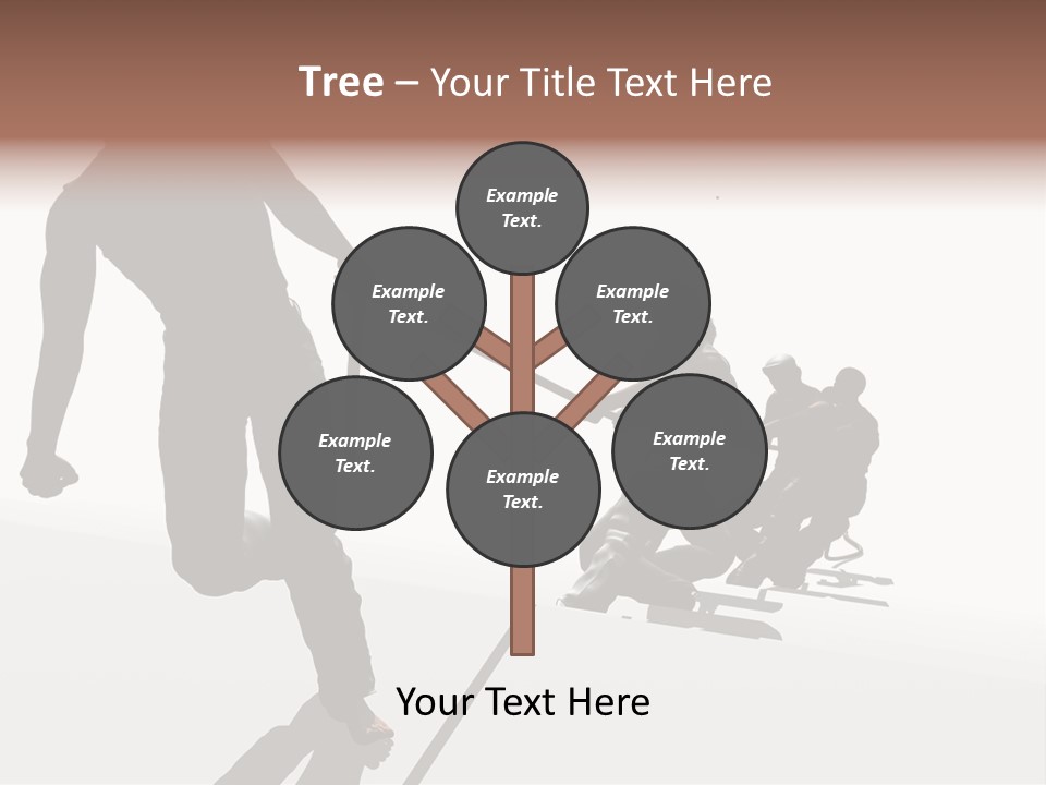 A Group Of People Riding Skis On Top Of A Snow Covered Ground PowerPoint Template