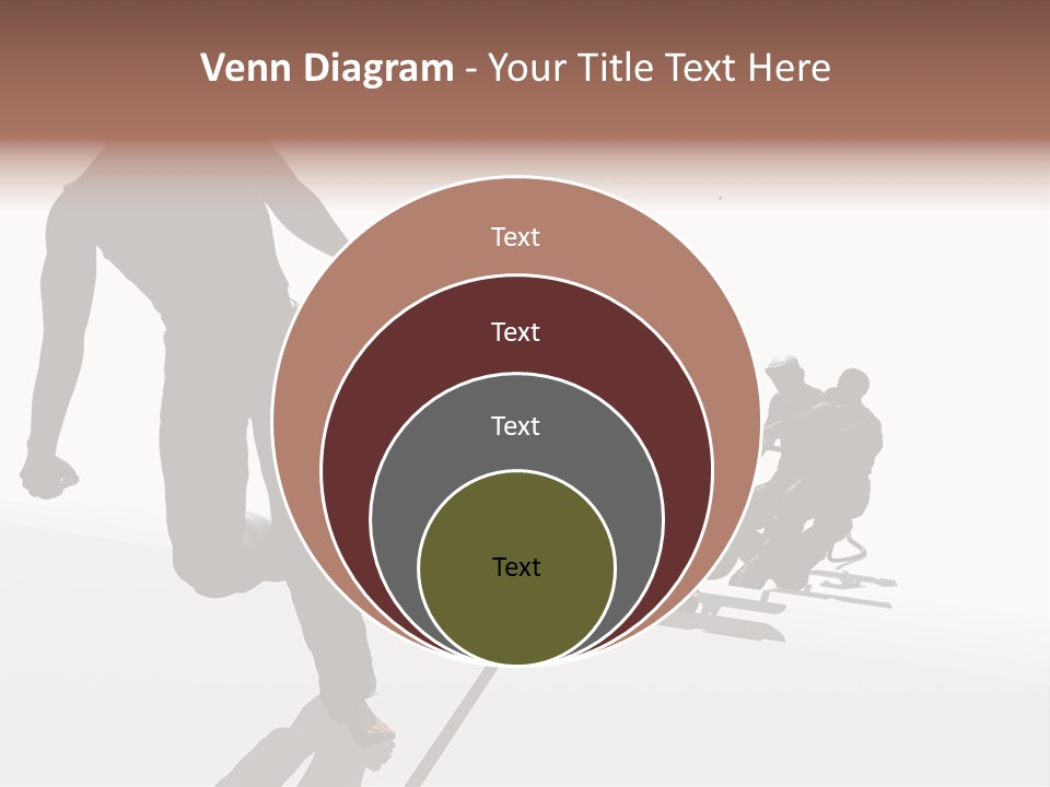 A Group Of People Riding Skis On Top Of A Snow Covered Ground PowerPoint Template