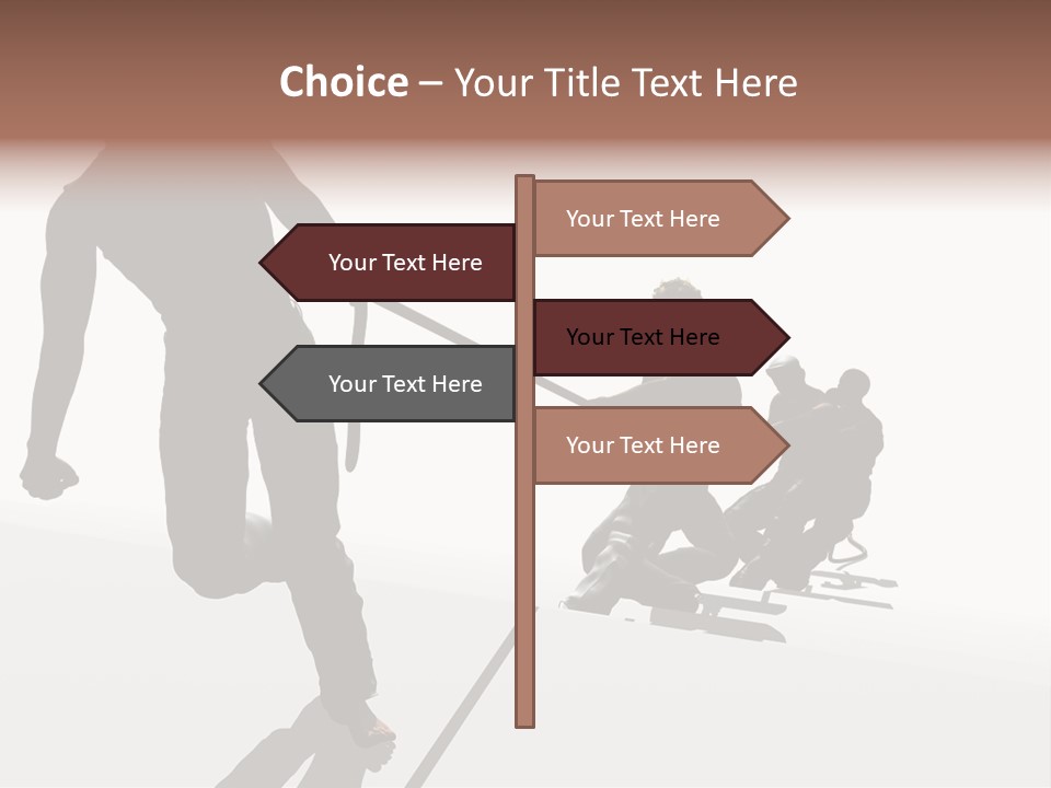 A Group Of People Riding Skis On Top Of A Snow Covered Ground PowerPoint Template