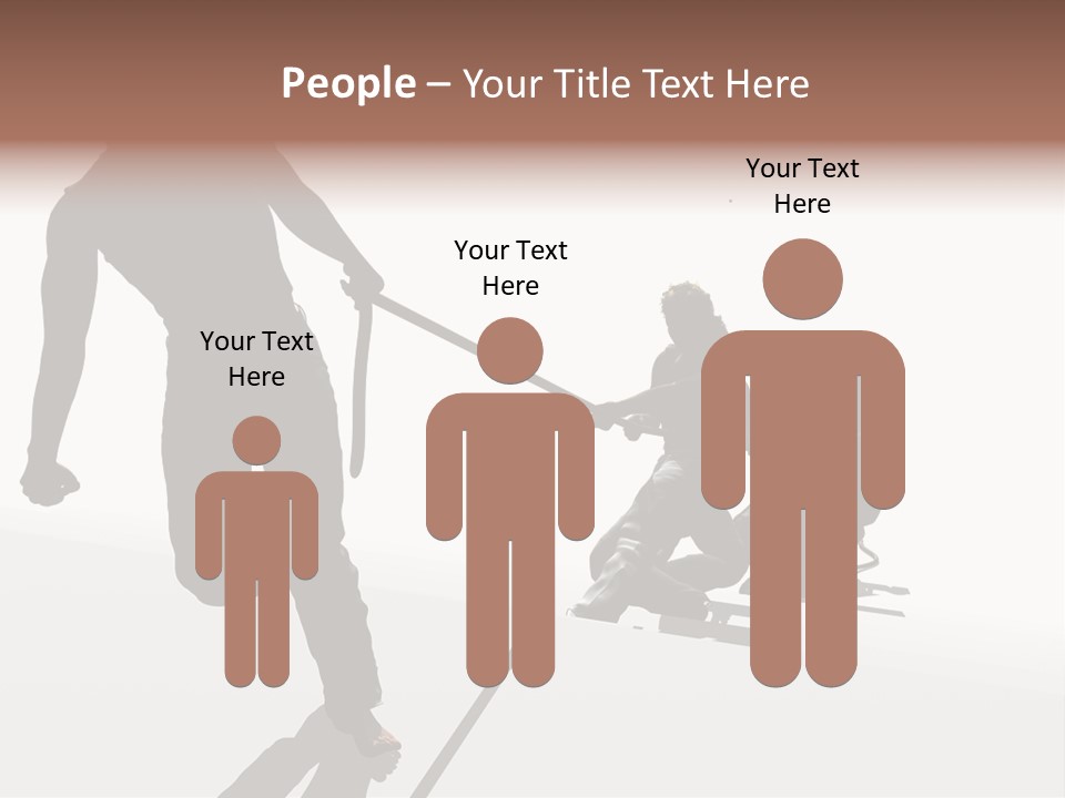 A Group Of People Riding Skis On Top Of A Snow Covered Ground PowerPoint Template