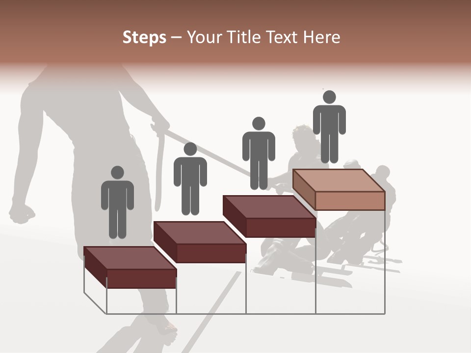 A Group Of People Riding Skis On Top Of A Snow Covered Ground PowerPoint Template