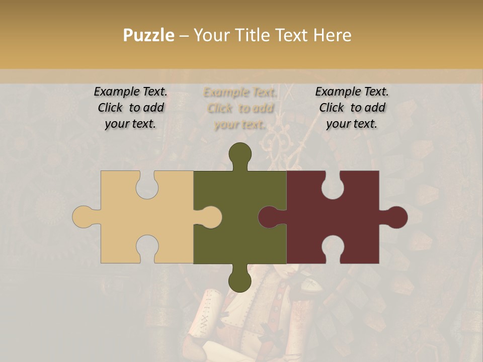 Finger Spring Woman PowerPoint Template