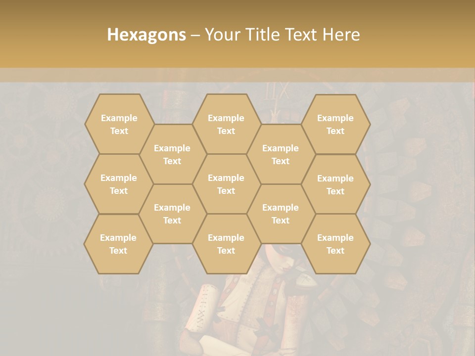 Finger Spring Woman PowerPoint Template