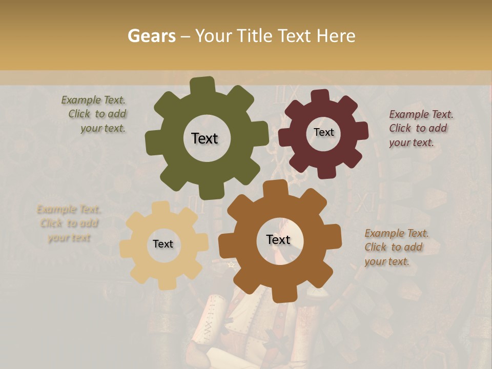 Finger Spring Woman PowerPoint Template