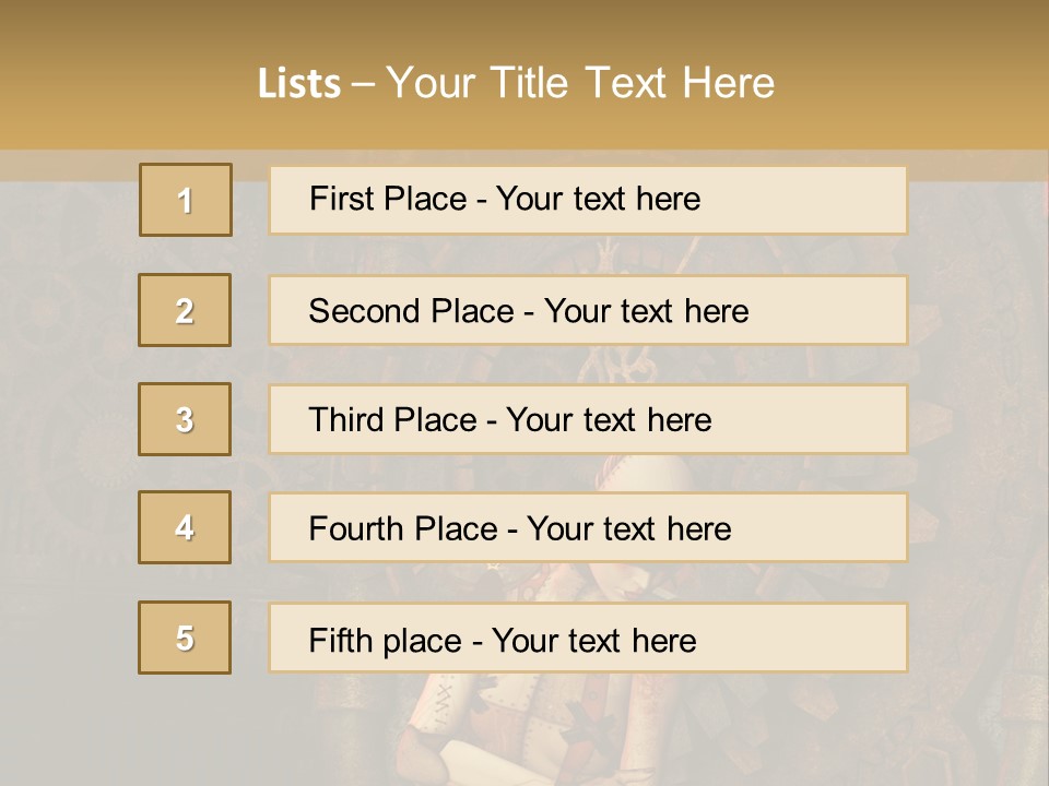 Finger Spring Woman PowerPoint Template