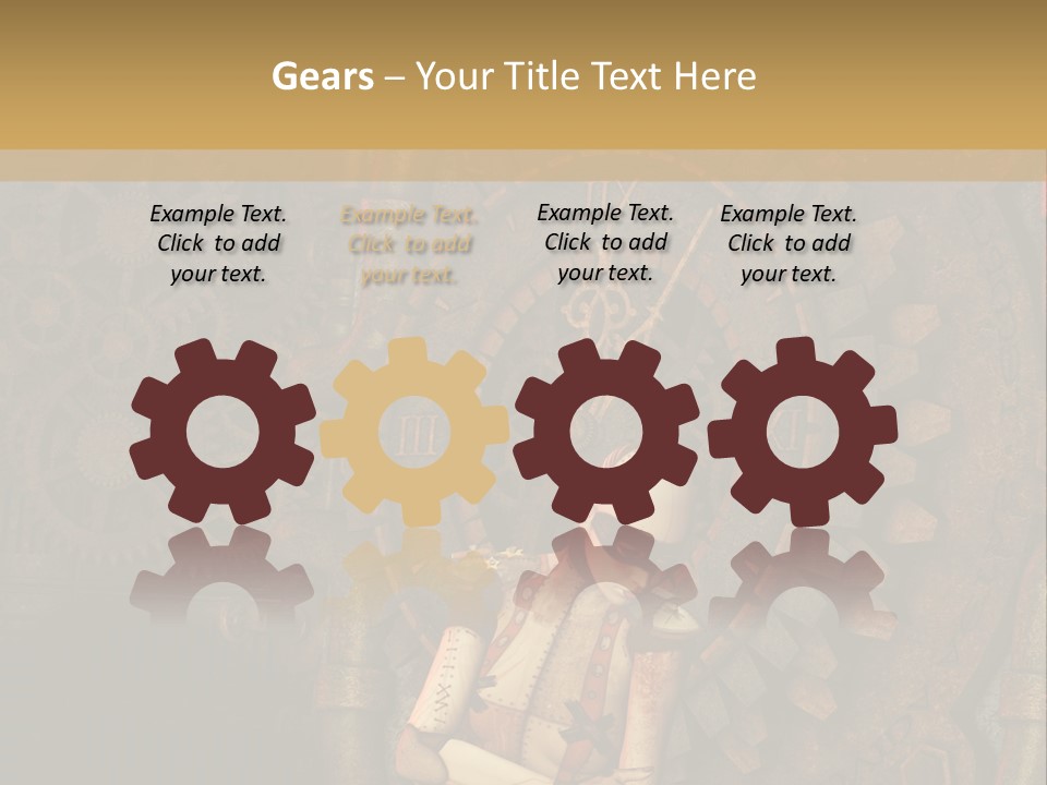 Finger Spring Woman PowerPoint Template