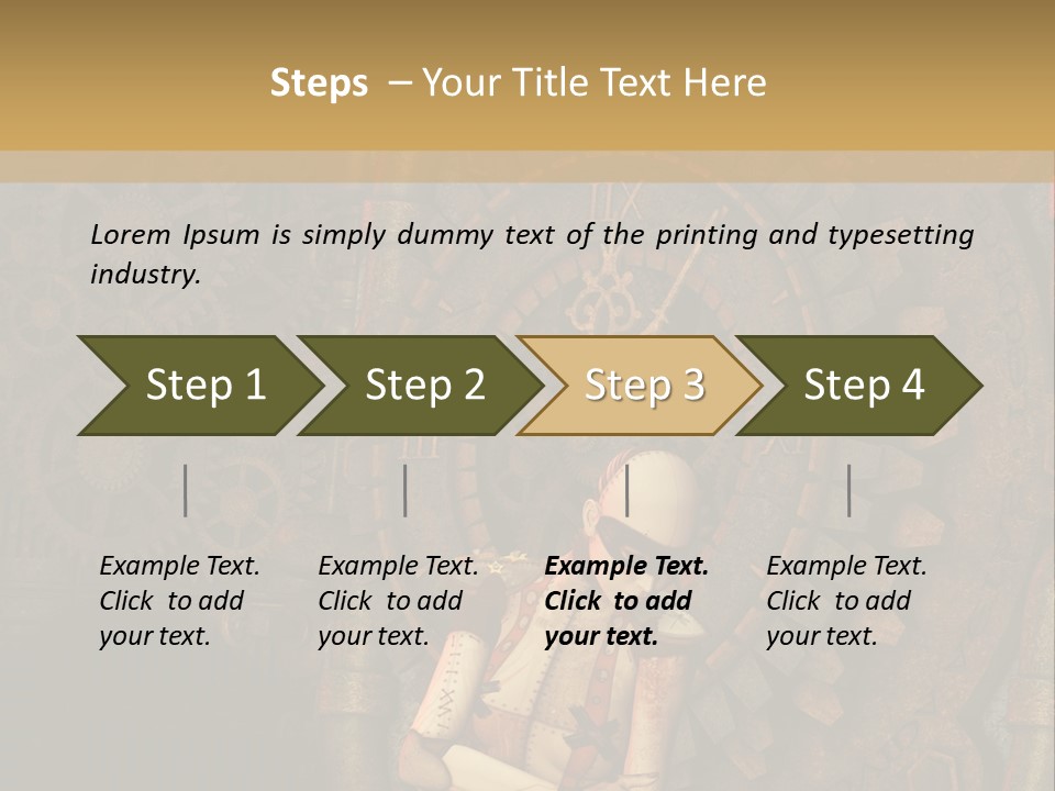 Finger Spring Woman PowerPoint Template