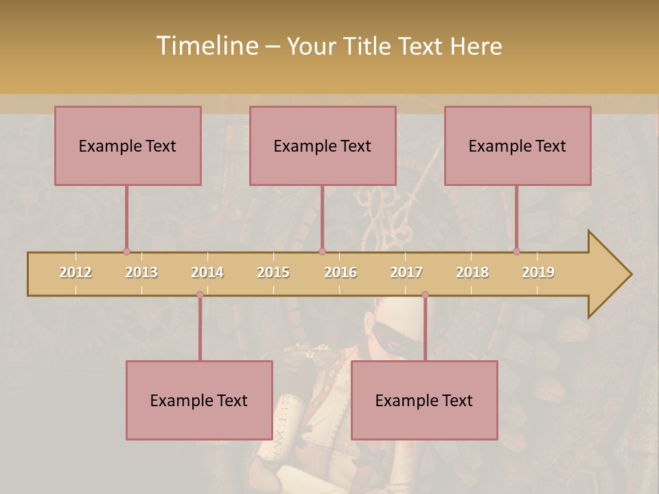 Finger Spring Woman PowerPoint Template
