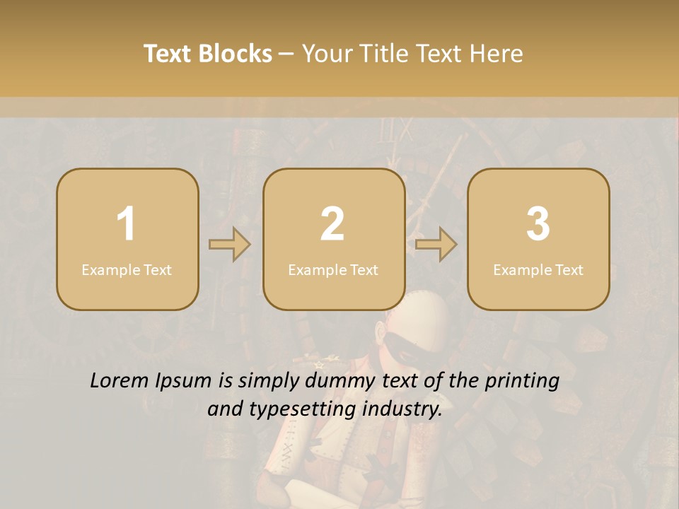 Finger Spring Woman PowerPoint Template