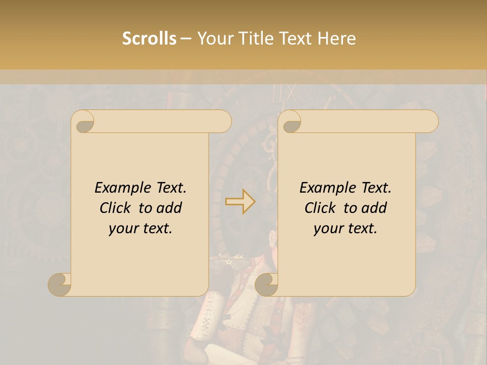 Finger Spring Woman PowerPoint Template