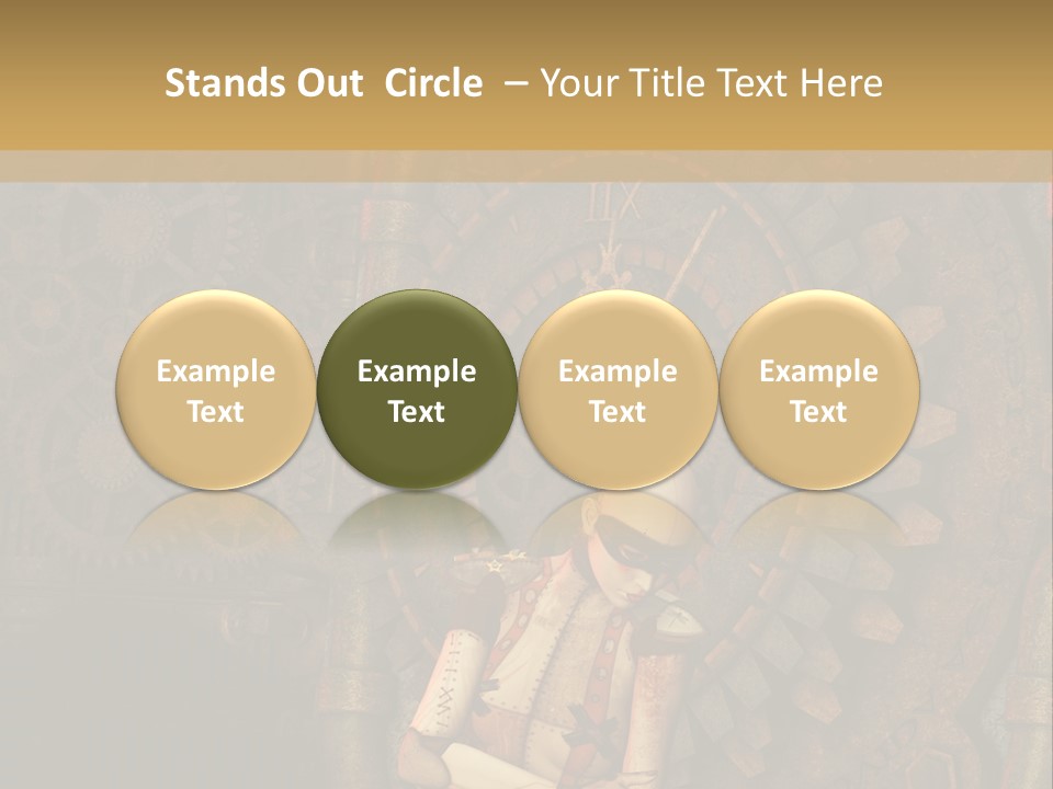 Finger Spring Woman PowerPoint Template