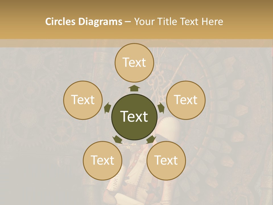 Finger Spring Woman PowerPoint Template