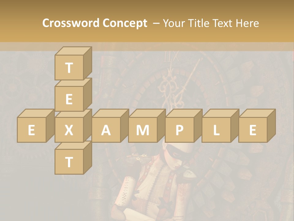 Finger Spring Woman PowerPoint Template