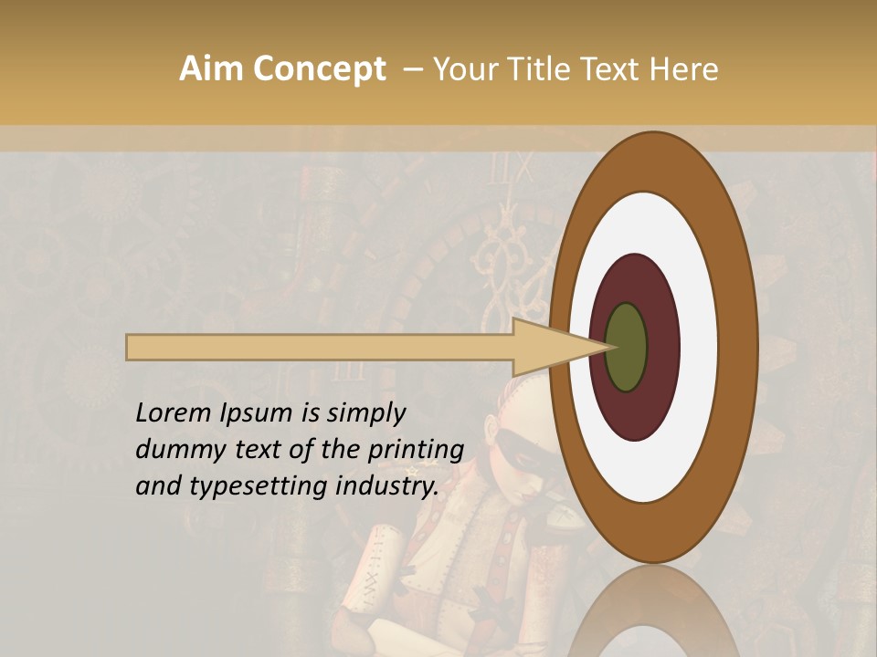 Finger Spring Woman PowerPoint Template