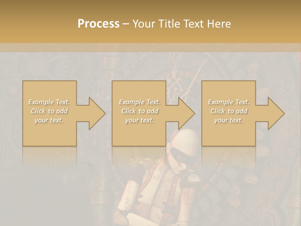 Finger Spring Woman PowerPoint Template