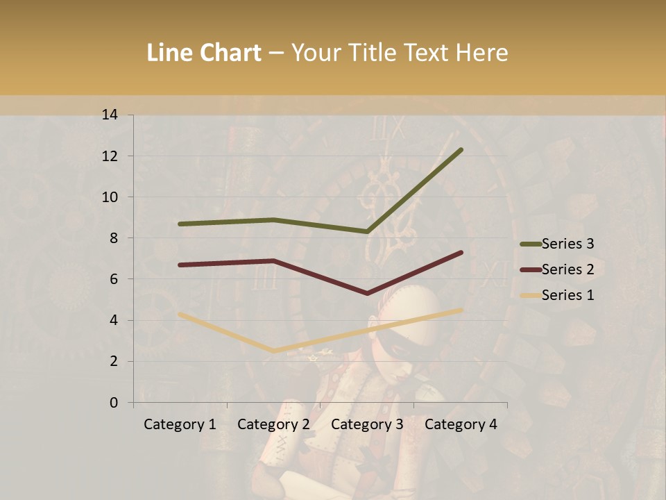 Finger Spring Woman PowerPoint Template