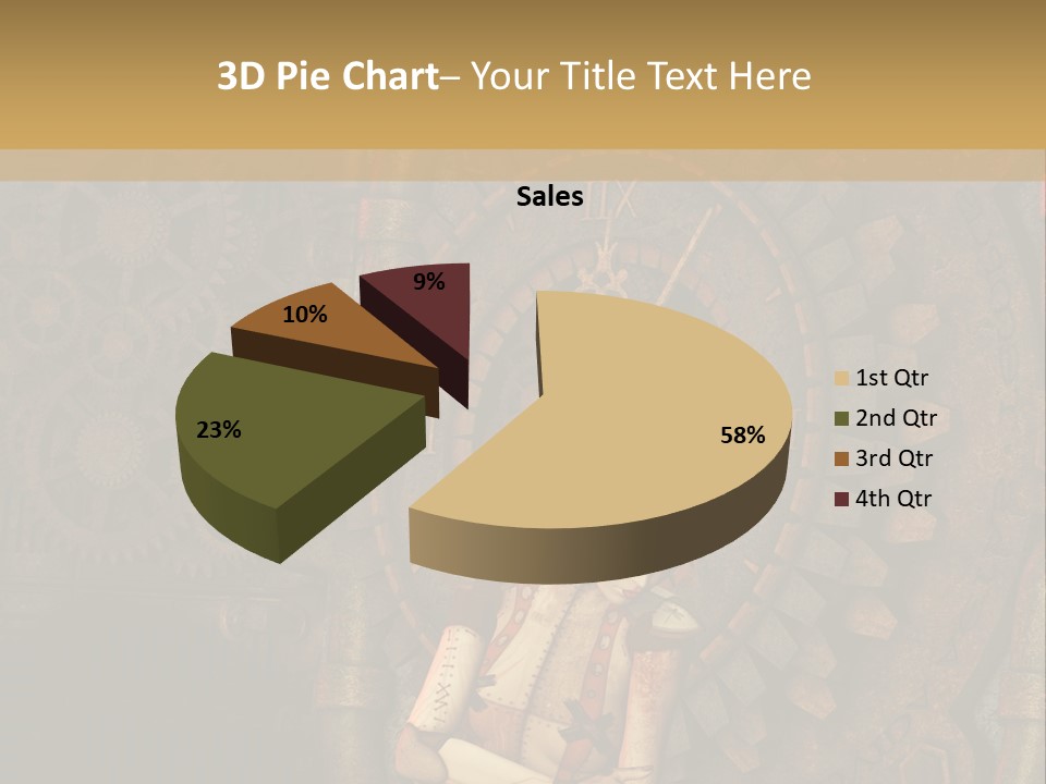 Finger Spring Woman PowerPoint Template