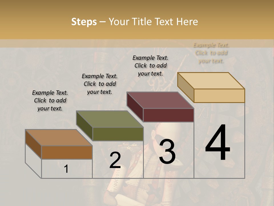 Finger Spring Woman PowerPoint Template