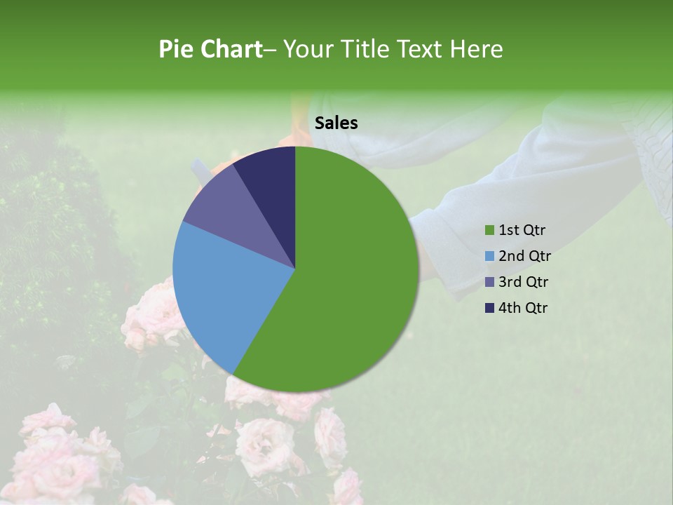 Finger Spring Woman PowerPoint Template