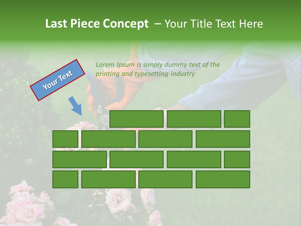 Finger Spring Woman PowerPoint Template