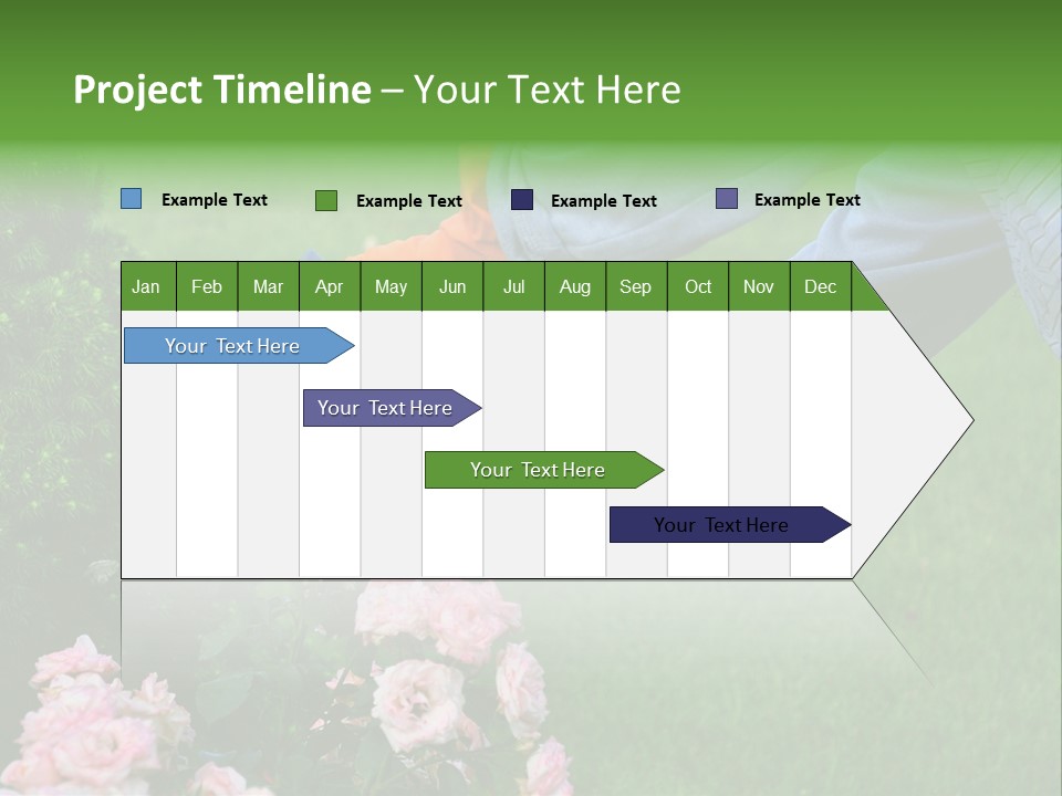 Finger Spring Woman PowerPoint Template
