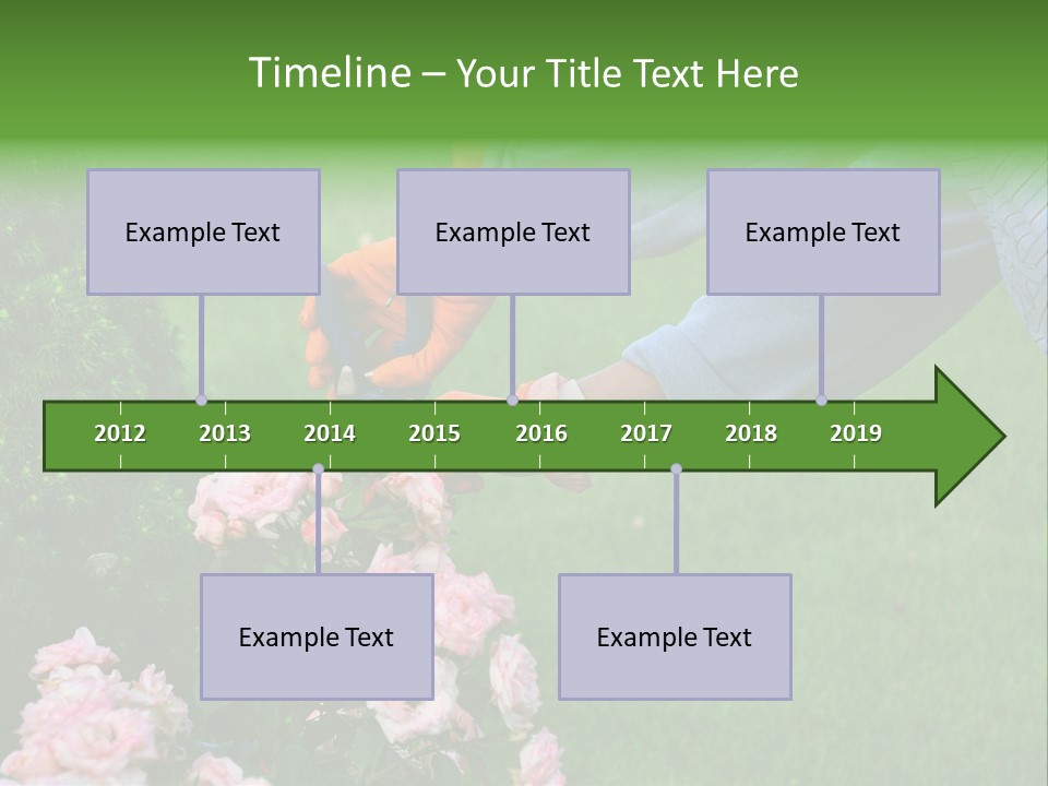 Finger Spring Woman PowerPoint Template