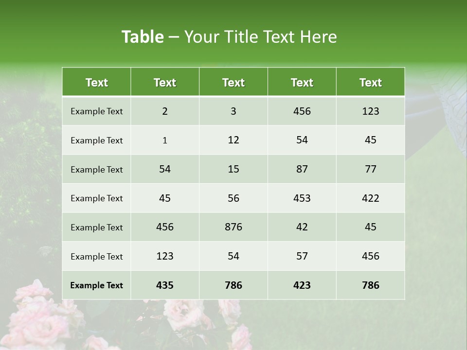 Finger Spring Woman PowerPoint Template