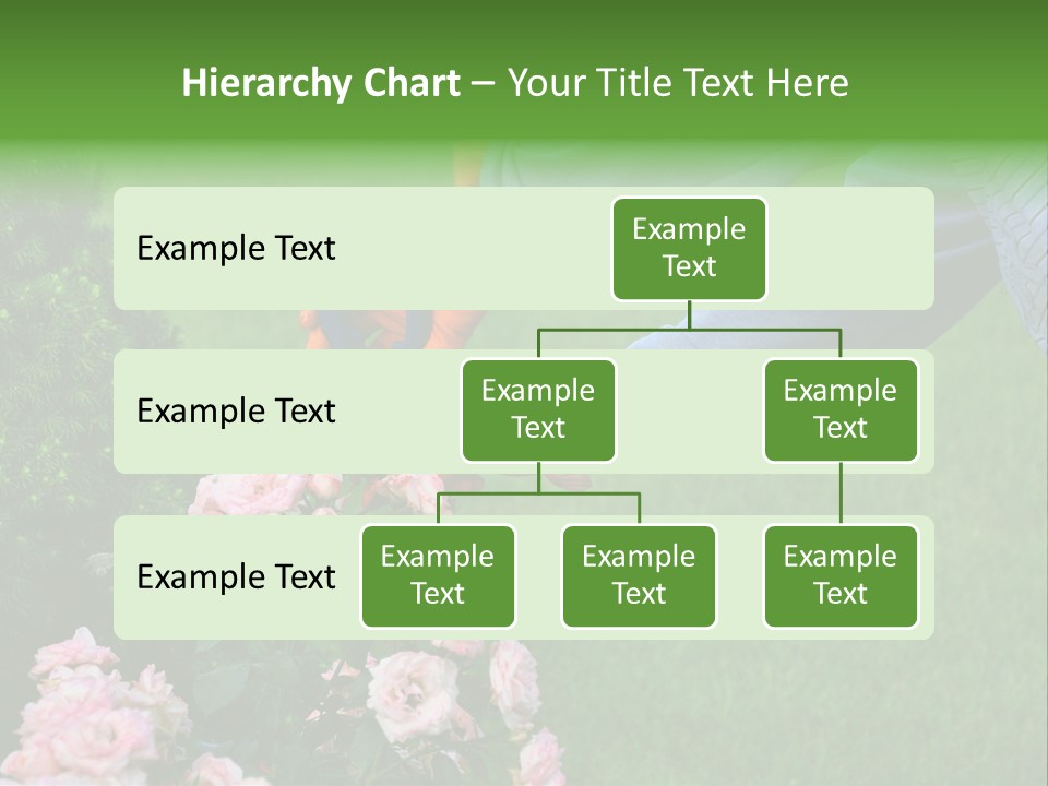 Finger Spring Woman PowerPoint Template