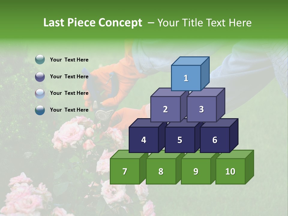 Finger Spring Woman PowerPoint Template