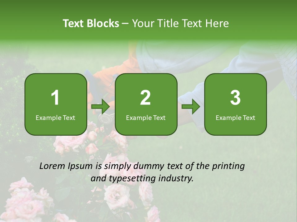 Finger Spring Woman PowerPoint Template