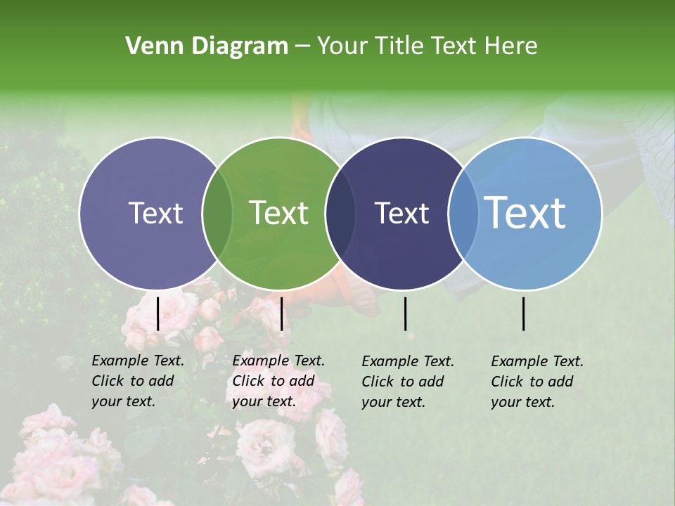Finger Spring Woman PowerPoint Template