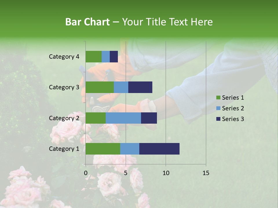 Finger Spring Woman PowerPoint Template