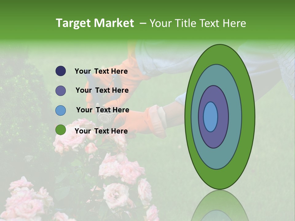 Finger Spring Woman PowerPoint Template