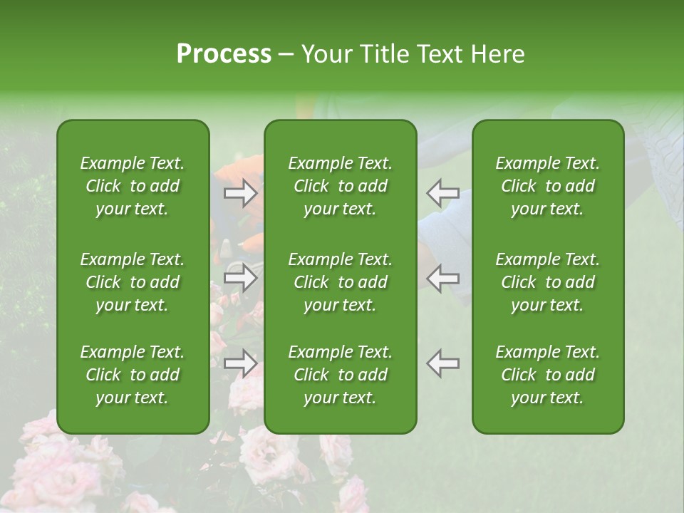 Finger Spring Woman PowerPoint Template