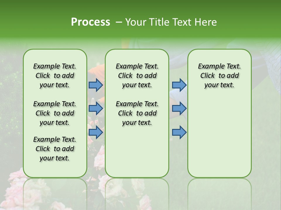 Finger Spring Woman PowerPoint Template