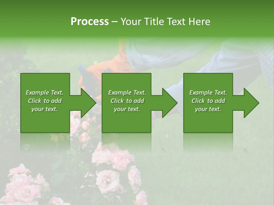 Finger Spring Woman PowerPoint Template