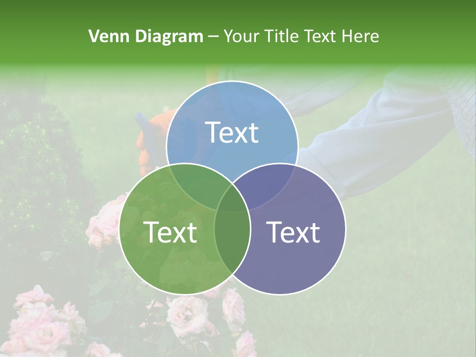 Finger Spring Woman PowerPoint Template