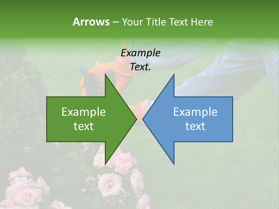 Finger Spring Woman PowerPoint Template