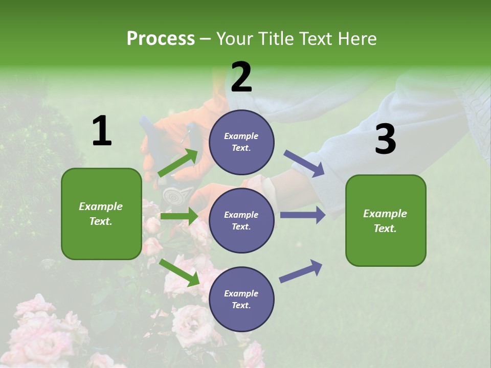 Finger Spring Woman PowerPoint Template