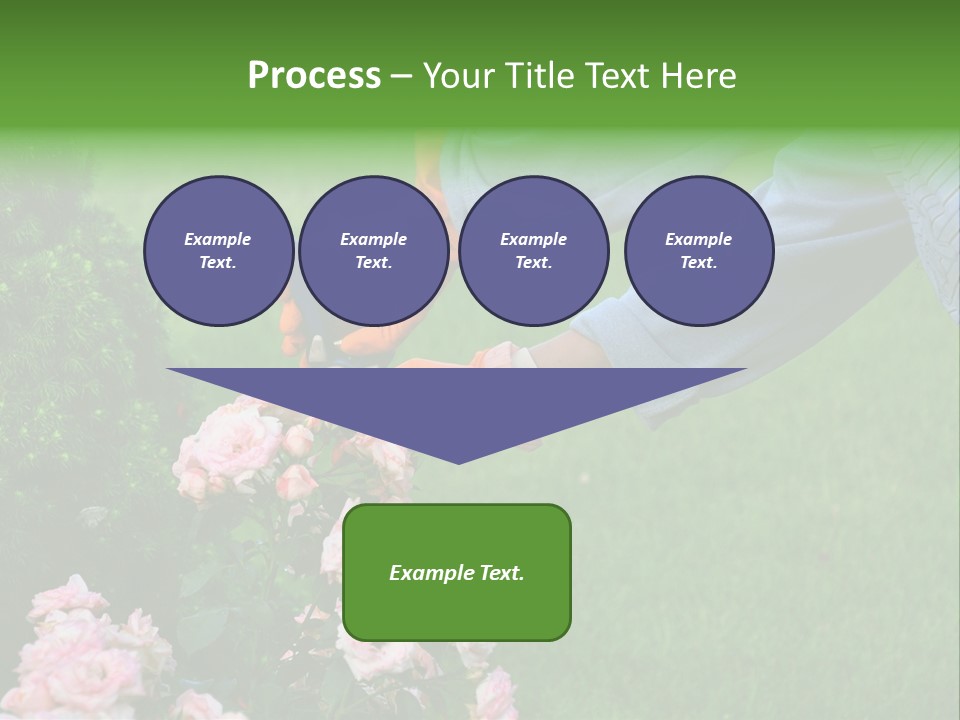 Finger Spring Woman PowerPoint Template