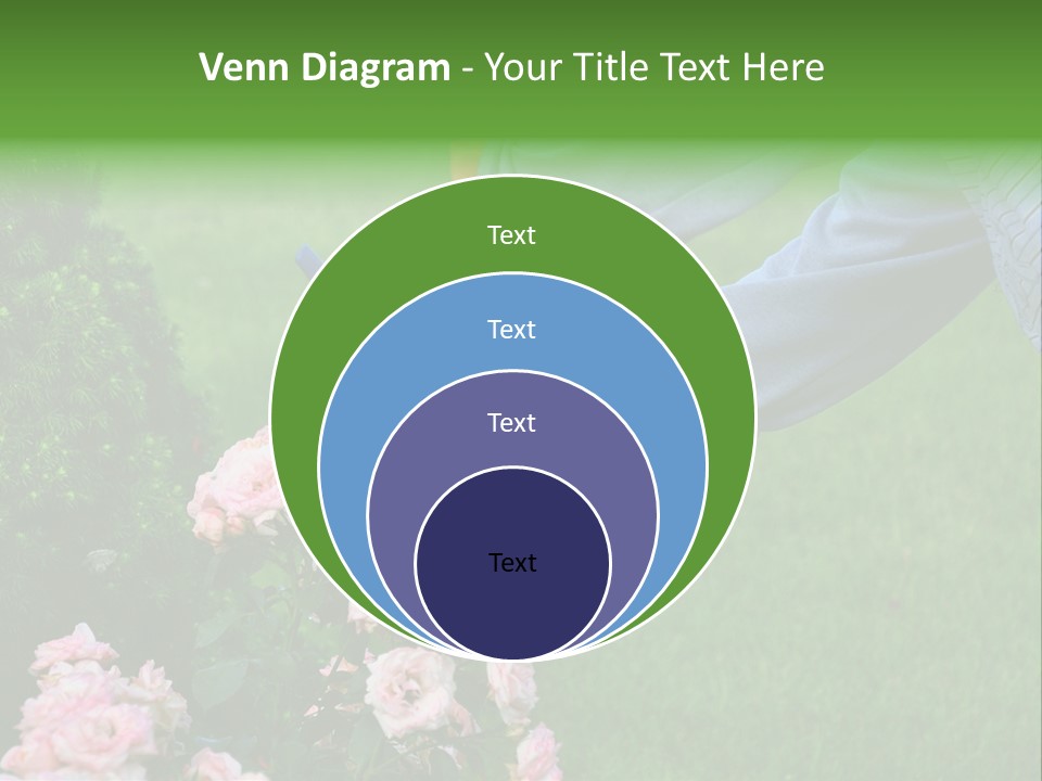 Finger Spring Woman PowerPoint Template
