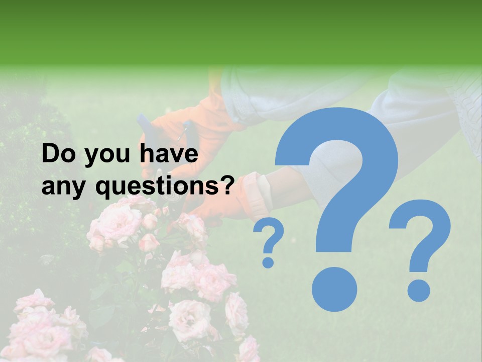 Finger Spring Woman PowerPoint Template