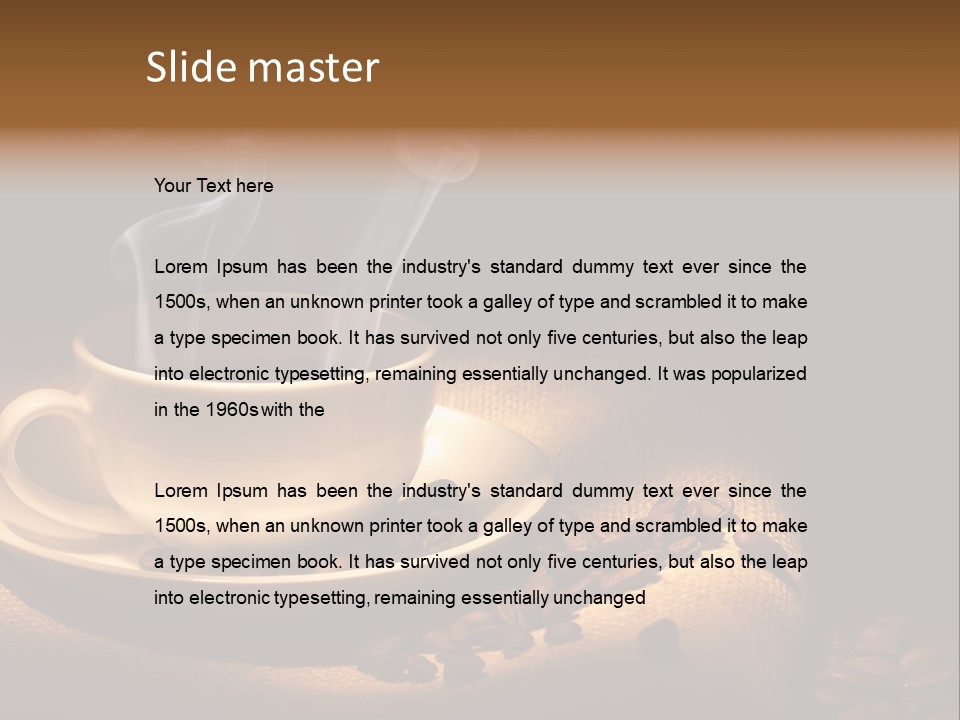 Luxury Closeup Dried PowerPoint Template